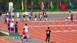 校运会百米跨栏现场，惊现国家级运动员