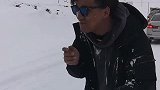 自驾川藏线安久拉山下大雪，注意准备防滑链