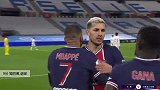 姆巴佩 法甲 2020/2021 马赛 VS 巴黎圣日耳曼 精彩集锦