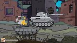 坦克世界搞笑动画：子弹的反弹能力还是很大的