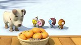 萌鸡小队：橘子掉进雪地找不到啦！