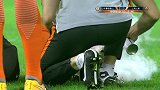 中超-17赛季-联赛-第19轮-第93分钟受伤 佩莱意外受伤倒地不起 瓦尔加看台关切情郎眼神心疼-花絮