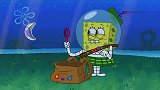 海绵宝宝：珊迪上月球，指了指远方，海绵宝宝惊了！