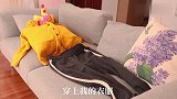 猫咪半夜敲门影响主人睡觉，铲屎官只好做了个假人，能骗过猫咪吗