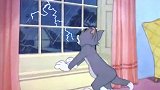 猫和老鼠：汤姆懒洋洋，在地摊上趴着，也不抓杰瑞了