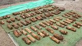 河南一小学施工时挖出百余枚炮弹，疑为侵华日军遗留