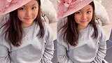 王诗龄戴粉色礼帽如同小贵妇，越来越像李湘，打扮比妈妈还贵气