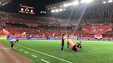 中超-17赛季-我心忠橙 鲁能大球场打出巨幅tifo-花絮
