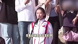 陈芋汐来上海大学了！素颜亮相少女感拉满，气场全开美成沪上小公主