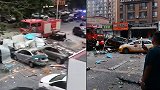 沈阳铁西一早餐店发生液化气罐爆炸 附近商铺：消防正救援就炸了