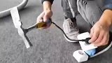 男子自制电动锤，差点把自己送走