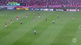 巴甲-巴西国际1-0格雷米奥 泰森制胜球（上半场）