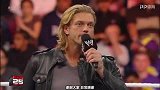 WWE-18年-WWE RAW25周年大事记：排名第17 艾吉再见 “限制级巨星”艾吉的退役演讲-全场
