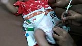 1个月的宝宝打针，还没开始打就大哭，结果一针下去哭得心都碎了