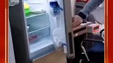 把汽车放冰箱总共分几步