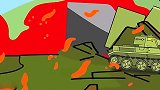 坦克世界动画： “坦克死神”来了赶快逃跑吧！ 来收割人头来了