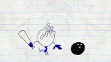 创意铅笔动画：你这棒球技术也是没谁了，闯大祸了吧