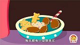 猫小帅：熊大婶要冬眠，所以馅饼店关门了，动物们吃不到馅饼了