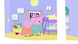 小猪佩奇：半夜雪下的真大，猪爸出门去看看，回来就成了大雪人