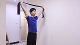 一招毛巾绕肩瘦后背，改善圆肩驼背，饭后坚持50下，30天年轻