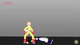 《龙珠vs一拳》火柴人创意特效动画！悟吉塔vs埼玉