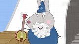 小猪佩奇：兔爷爷好棒，一个人住这么大的灯塔上，佩奇也来参观了