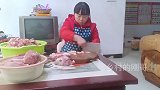 四川广安农村灌香肠，简单几样调料，灌出美味的香肠
