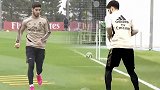 笑笑回来了！半年来首次有球训练 急转急停已无大碍+长肉了！