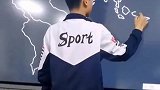 高一男生凭记忆画世界地图
