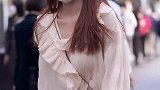 还念夏天街头简简单单穿搭的漂亮小姐姐街拍美女 穿搭