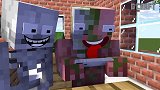 Minecraft动画《欢乐贪吃蛇》，骷髅小白击败了史莱姆