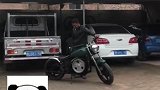 大哥自制，乡村版柴油哈雷摩托车，这声浪太熟悉了