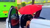 全自动折叠反向伞，下雨天也不会弄湿车里了！