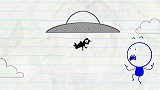 创意铅笔动画：外星飞碟入侵