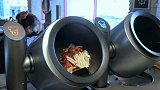 韩国小店，芝士年糕鸡肉，机器人自动搅拌制作