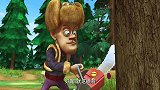 熊二被巨型西瓜追赶，莫非这是外星人的西瓜？