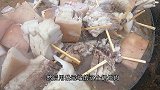 丹东农村婚宴，这道扣肉做法是真简单，可是上桌以后都抢着吃