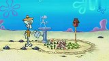 海绵宝宝：海绵宝宝一惊一乍，章鱼哥都吓疯了，差点当场去世！