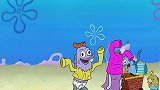 珊迪发现海绵宝宝们智商都变得和派大星一样了！