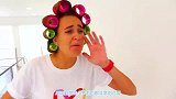 萌娃小可爱要起床了，小家伙可真懒，萌娃：好困啊