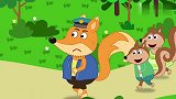 卡通益智动画 小动物怎么都被狐狸爸爸关起来了