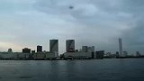 旅游-东京港的渡轮上