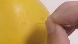 医学生对着水果斑点练习飞针技术，能有效减少患者疼痛