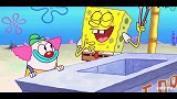 海绵宝宝让小丑试着卖热狗，却把顾客都吓跑了！