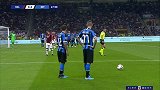 第49分钟国际米兰球员布罗佐维奇进球 AC米兰0-1国际米兰