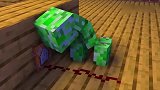 Minecraft动画，怪物们喝下变身药水，进化成苦力怕形态