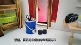 志玲姐姐教你做红豆粥哦，煤球炉和大拇指大小，居然真的可以煮粥