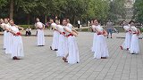 北京紫竹院公园杜老师舞团，晓红领舞，优美的音乐好看的舞蹈太美