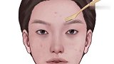 定格动画：四眼妹化妆后变身女神，这化妆技术太牛了