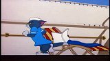 猫和老鼠：汤姆抓杰瑞踩到一块肥皂，然后就开始起飞了！